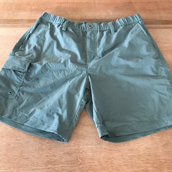 Tori Richard Other - Tori Richard Cargo Shorts Men 38 Green High Rise UPF Moisture Wicking Lined